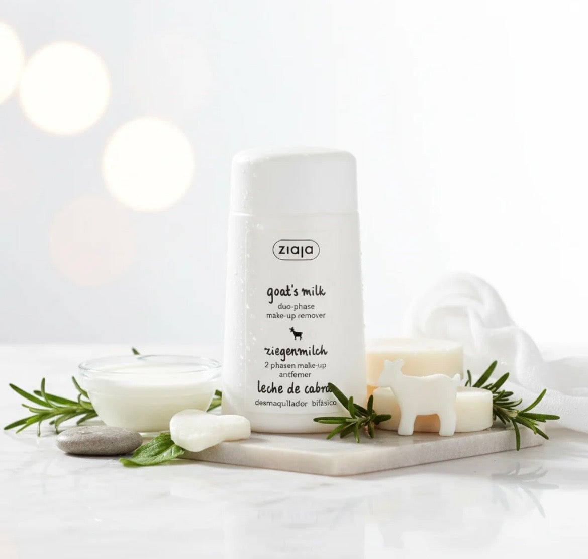 Démaquillant biphasé au lait de chèvre - Ziaja
