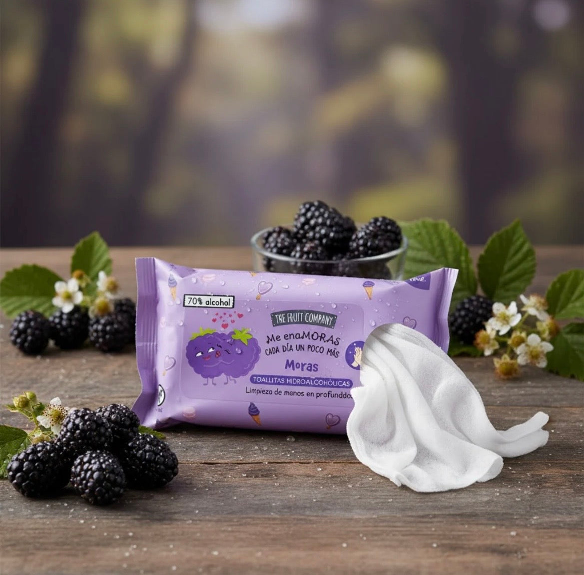 Lingette multi usage - Mûres