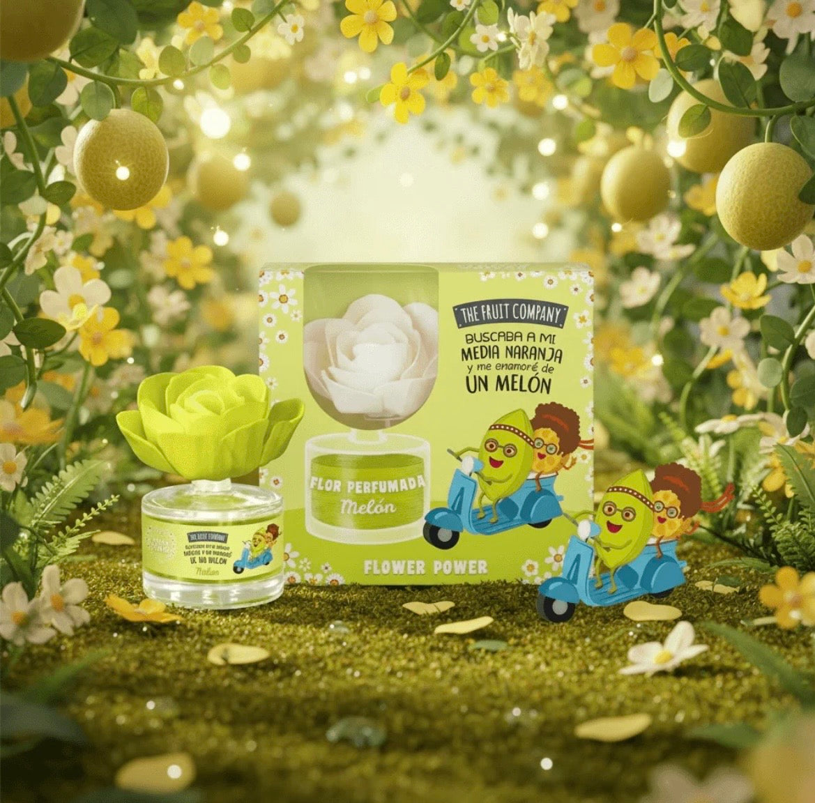 Mikado fleur - Melon